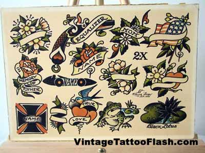 original sailor jerry tattoo flash